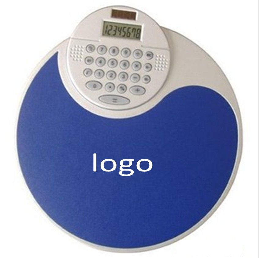 Calculator With Mousepad in Circular Design
